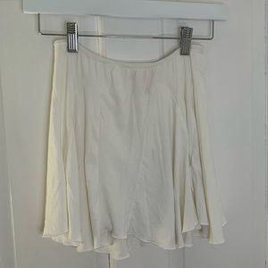 NWT urban outfitters white flowy mini skirt